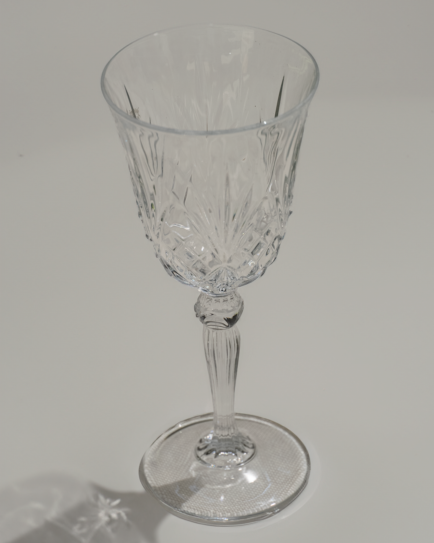 Copa vino tinto cristal cortado