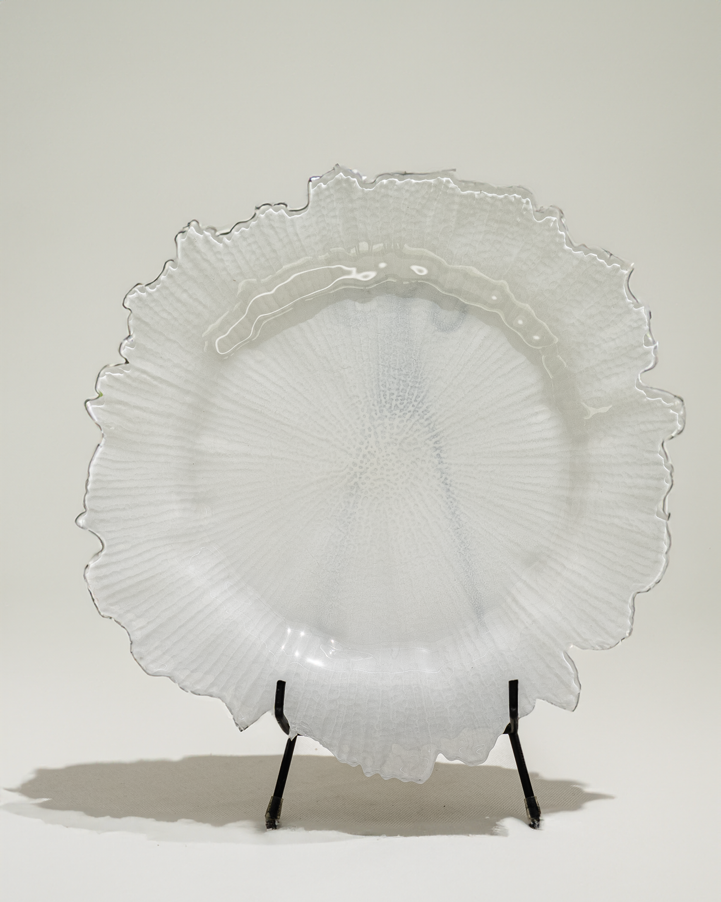 Bajo plato “Flor de loto Blanco”