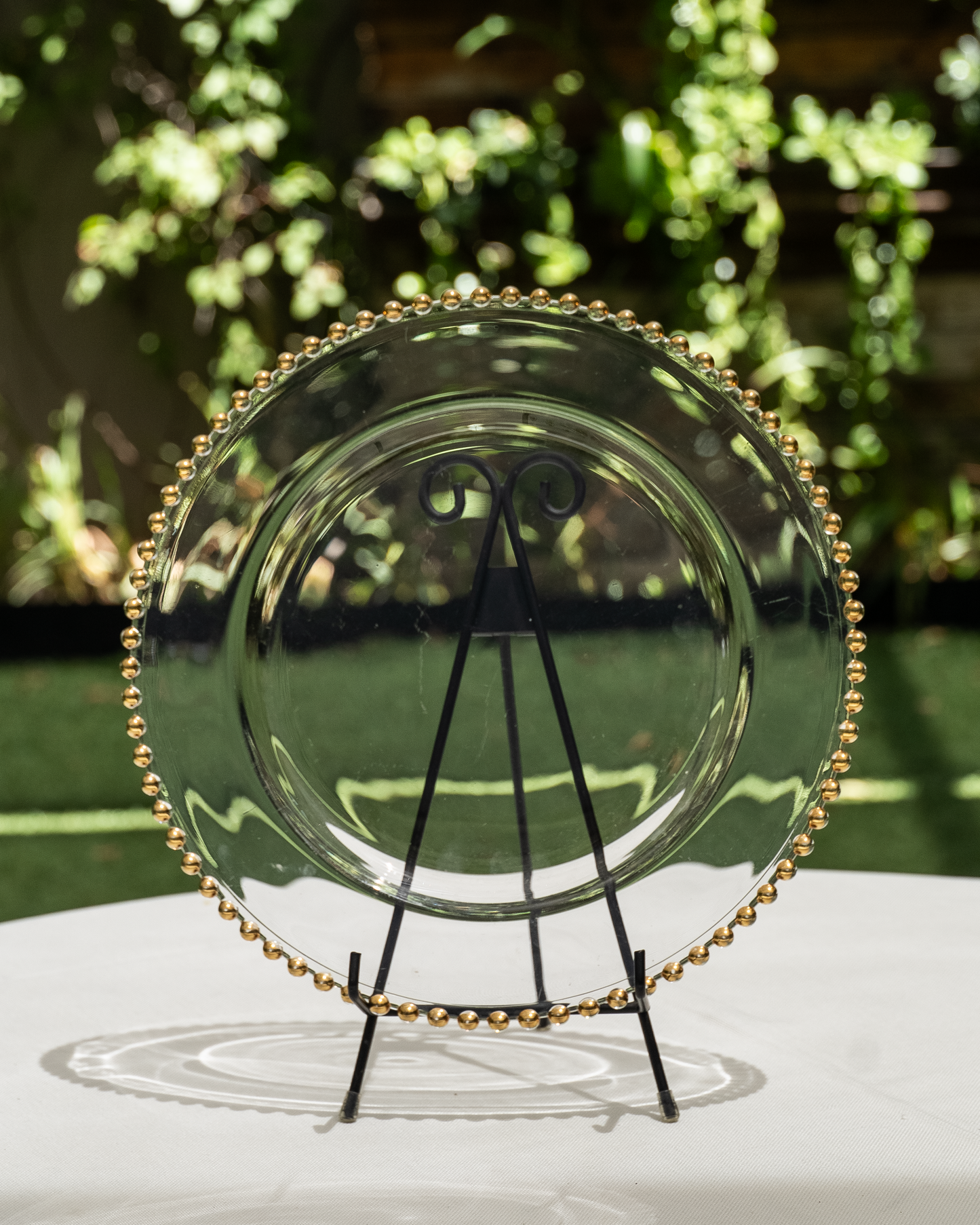 Bajo plato “Bolitas doradas”