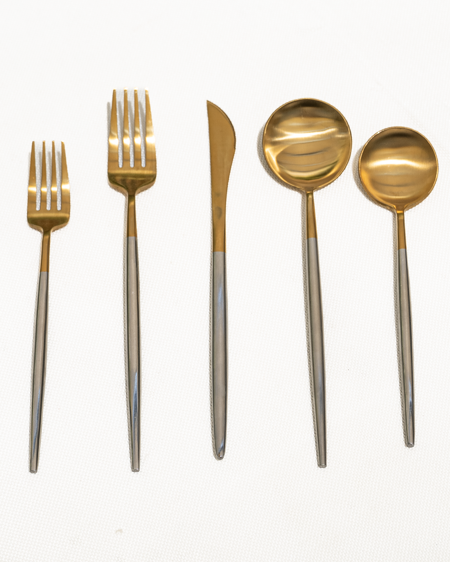 Cubiertos “Oro con plateado” - Cuchillo