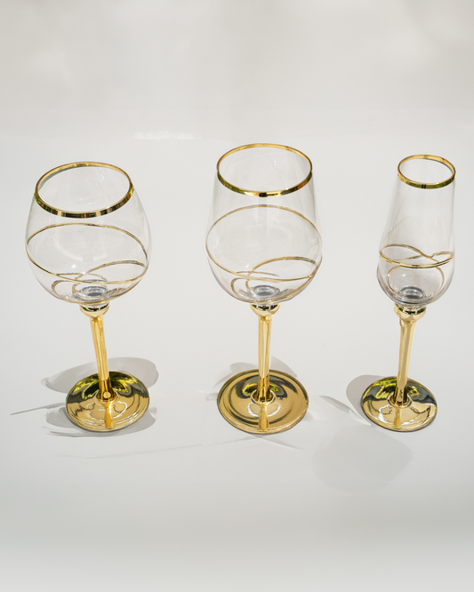 Set copas “Caliz filo oro”