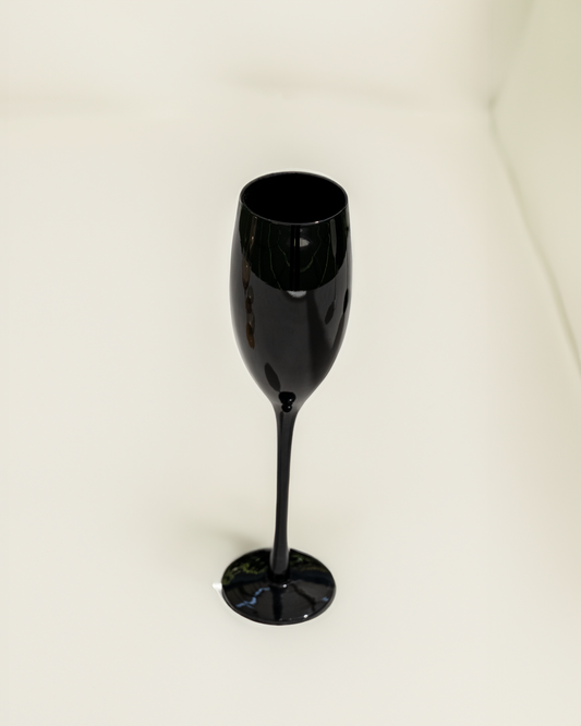 Copa champagne negra