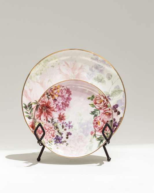 Set Vajilla “Floral Rosa” - Plato ensaladero