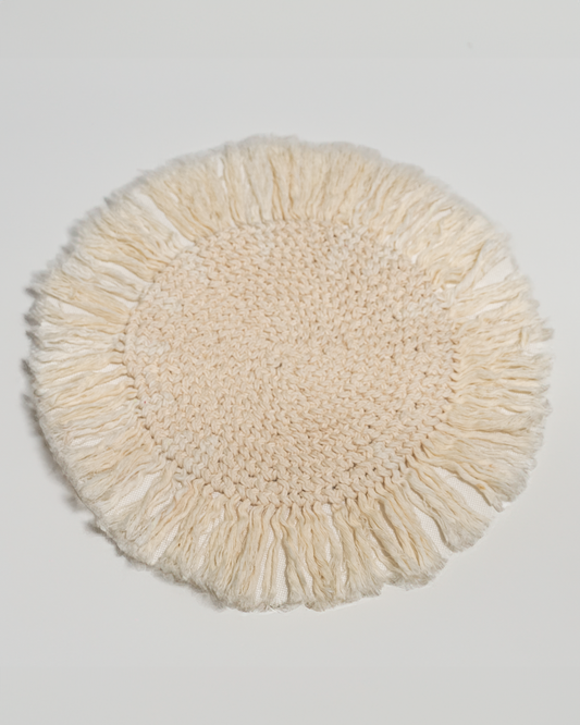 Bajo plato “Boho Ivory”