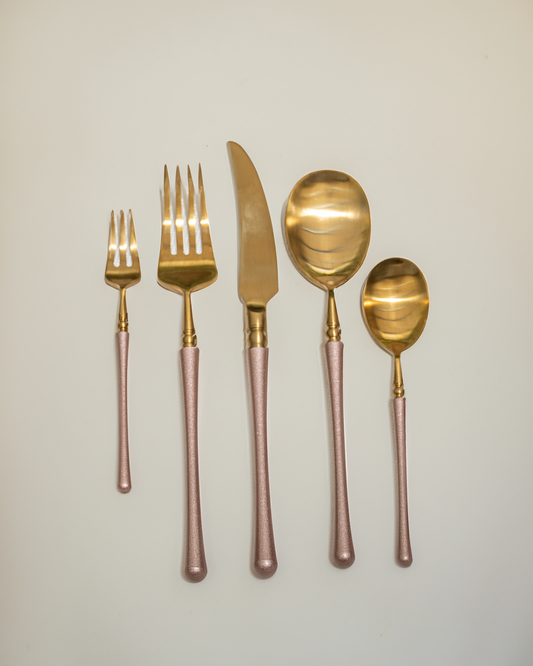 Cubiertos “Oro Rose Gold” - CC